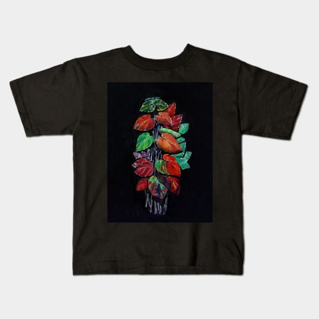 Colorful Plant Kids T-Shirt by GeeTee